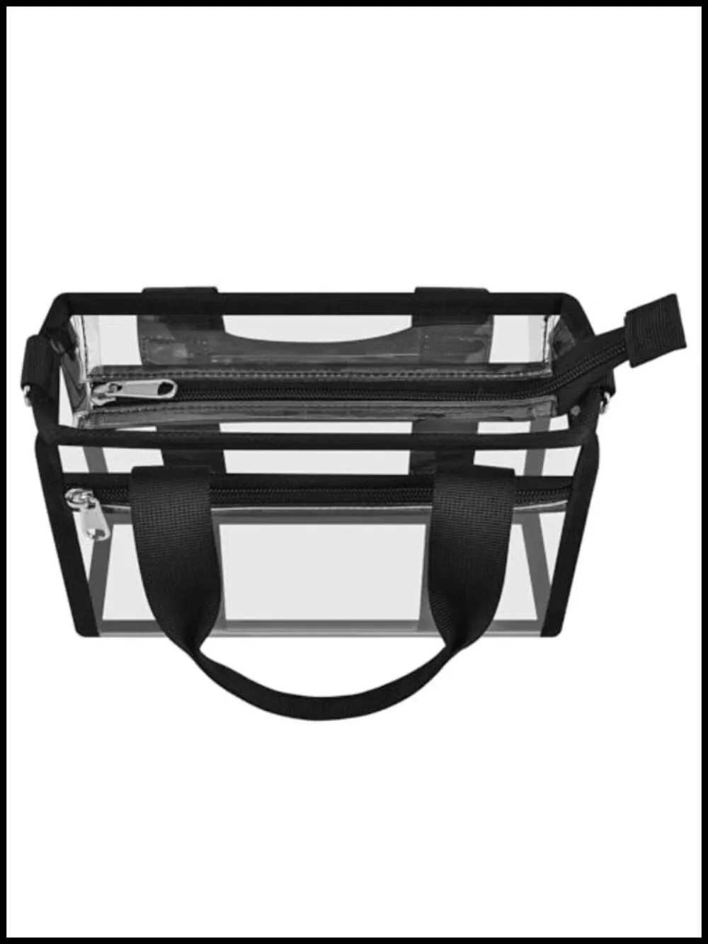 Clear Stadium Event Satchel Purse | Concert Game Day Festival | PVC Crossbody